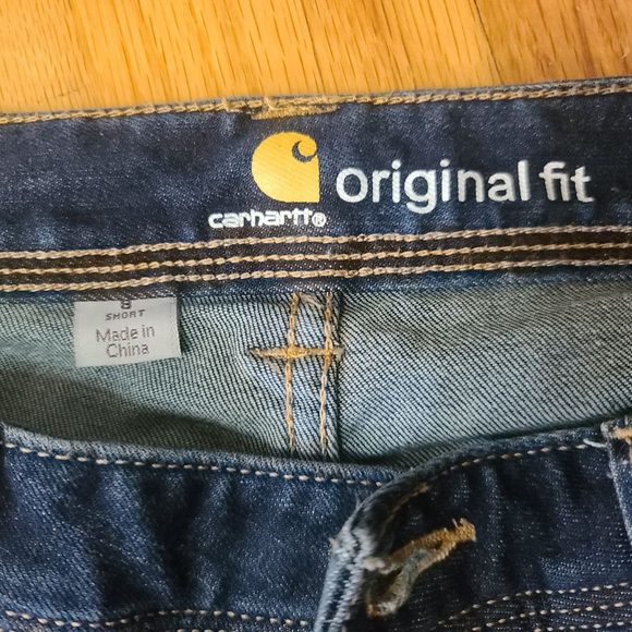 Carhartt Jeans, Blue, Size 8 Short Original Fit - Picture 4 of 7